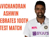 Ravichandran Ashwin Celebrates 100th Test Match